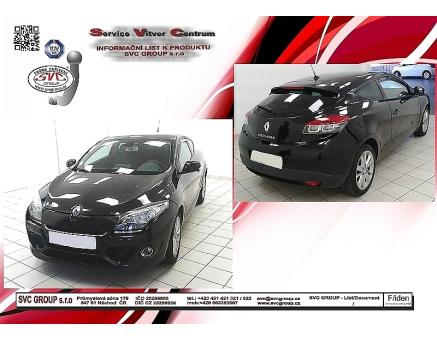 Tažné zařízení Renault Megane 02/2009->08/2015, Coupé