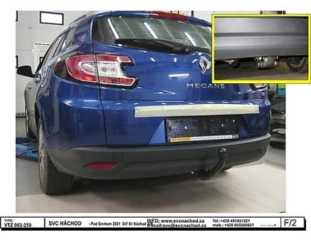 Tažné zařízení Renault Megane 11/2008->08/2015, GRANDTOUR