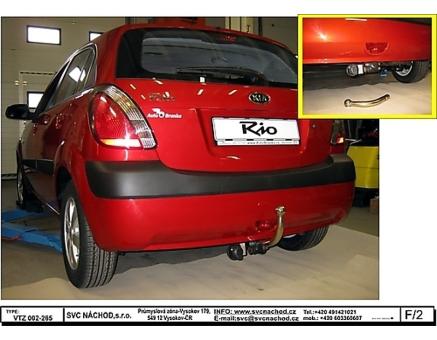 Tažné zařízení Kia Rio 07/2002->12/2011, Hatchback