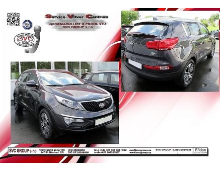 Tažné zařízení Kia Sportage 03/2010->02/2016