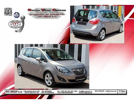 Tažné zařízení Opel Meriva 5/2010->12/2017, B