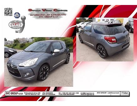 Tažné zařízení DS Automobiles DS3 04/2015->