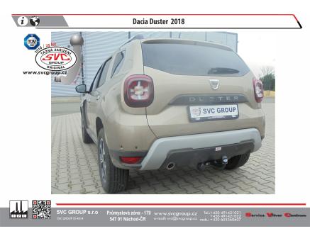 Tažné zařízení Dacia Duster 04/2010->12/2013