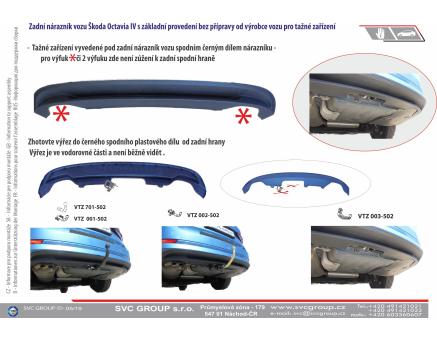 Tažné zařízení Škoda Octavia 03/2020->, Liftback