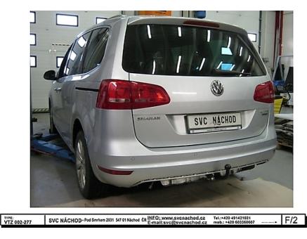 Tažné zařízení VOLKSWAGEN Sharan 09/2010->