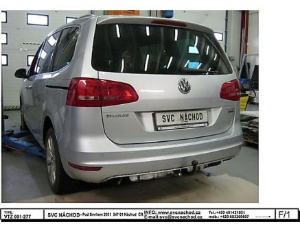 Tažné zařízení Seat Alhambra 09/2010->