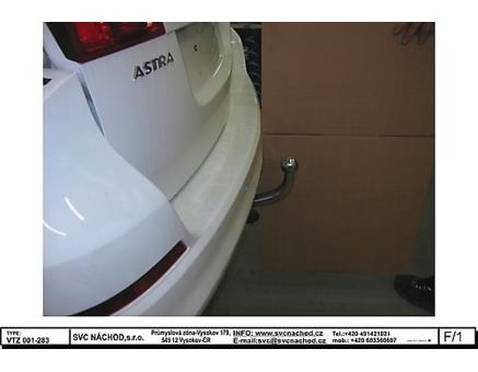 Tažné zařízení Opel Astra 12/2009->12/2015, J - Kombi