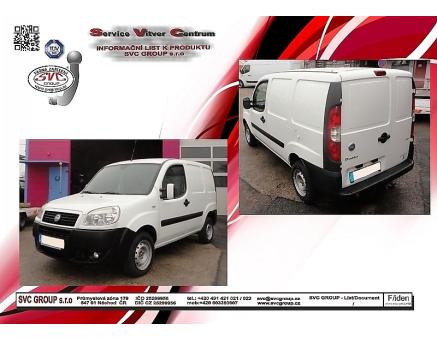 Tažné zařízení Fiat Doblo + Cargo 11/2000->12/2009