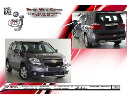 Tažné zařízení Chevrolet Orlando 12/2010->