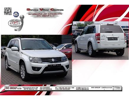Tažné zařízení Suzuki Vitara Grand 01/2009->01/2015, 5 Dveřové provedení
