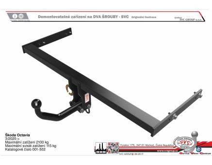 Tažné zařízení Škoda Octavia 03/2020->, Combi