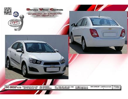 Tažné zařízení Chevrolet Aveo 06/2011->, Sedan