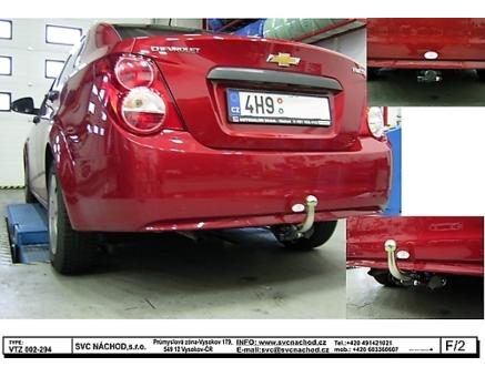 Tažné zařízení Chevrolet Aveo 06/2011->, Sedan