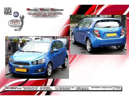 Tažné zařízení Chevrolet Aveo 06/2011->, Hatchback