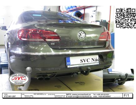 Tažné zařízení VOLKSWAGEN Passat CC 05/2008->12/2016