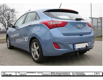 Tažné zařízení Hyundai i30 01/2012->01/2017, Hatchback