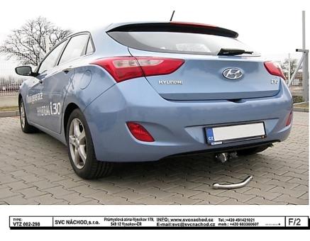 Tažné zařízení Hyundai i30 01/2012->01/2017, Hatchback