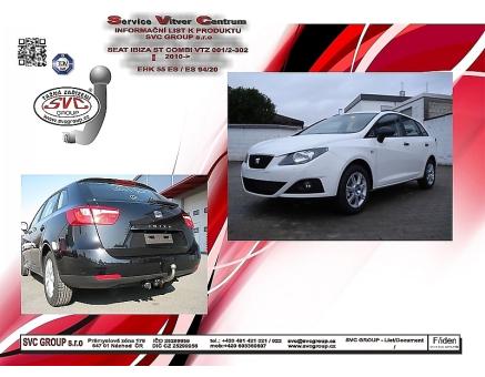 Tažné zařízení Seat Ibiza 08/2015->05/2017, Kombi