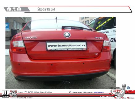 Tažné zařízení Škoda Rapid 06/2015->, + Monte Carlo