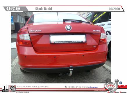 Tažné zařízení Škoda Rapid 06/2015->, + Monte Carlo