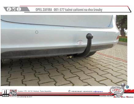 Tažné zařízení Opel Zafira / Tourer 12/2011->09/2018