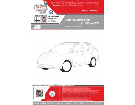 Tažné zařízení Škoda Fabia 08/1999->12/2007, Combi