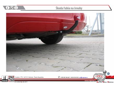 Tažné zařízení Škoda Fabia 08/1999->12/2007, Combi