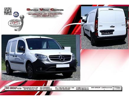 Tažné zařízení Mercedes Citan 10/2012->08/2021