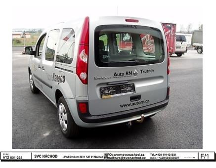 Tažné zařízení Renault Kangoo 02/2008->04/2013, Typ II