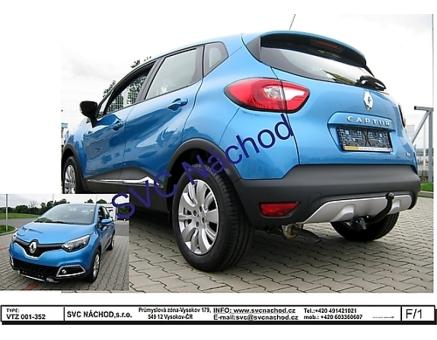 Tažné zařízení Renault Captur 05/2013->11/2019