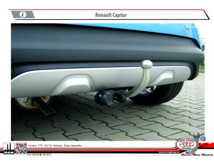 Tažné zařízení Renault Captur 05/2013->11/2019