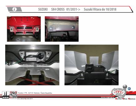 Tažné zařízení Suzuki SX4 S-Cross 09/2013->12/2021