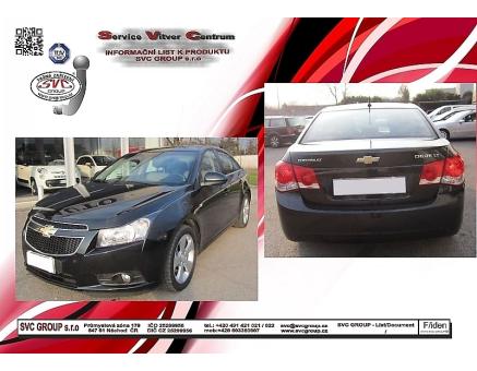 Tažné zařízení Chevrolet Cruze 03/2011->, Sedan