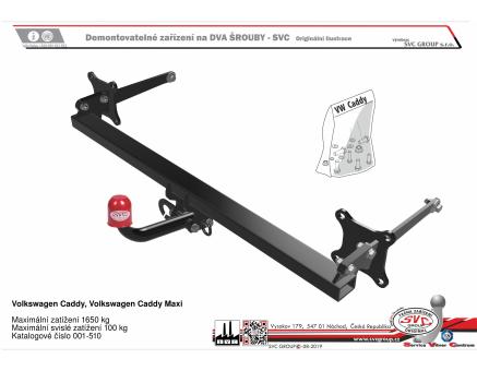 Tažné zařízení VOLKSWAGEN Caddy Maxi 11/2020->