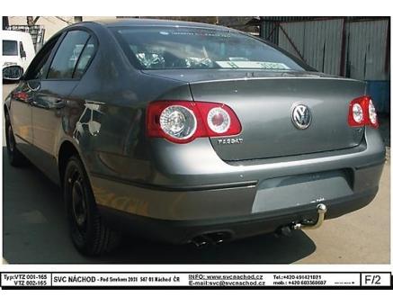 Tažné zařízení VOLKSWAGEN Passat 03/2005->09/2010, Sedan