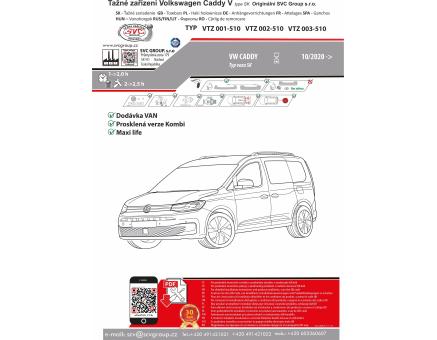 Tažné zařízení VOLKSWAGEN Caddy 11/2020->