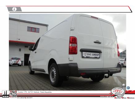 Tažné zařízení Opel Vivaro 07/2014->12/2019, Dodávka/Bus