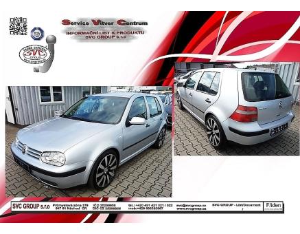 Tažné zařízení VOLKSWAGEN Golf 08/1997->12/2005, Hatchback