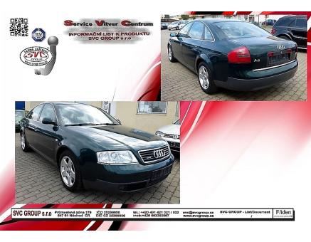 Tažné zařízení Audi A6 04/1997->04/2004, Sedan NE Quattro 4x4 (91->04)