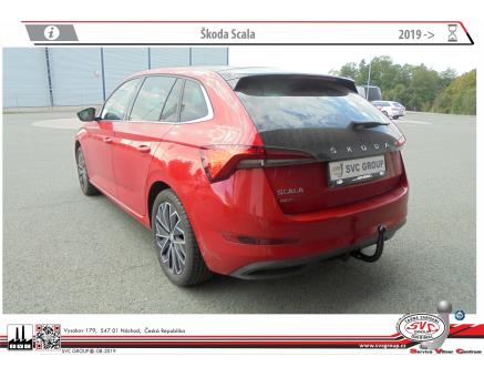 Tažné zařízení Škoda Scala 06/2019->