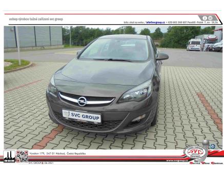Tažné zařízení Opel Astra 12/2009->12/2015, J - Sedan