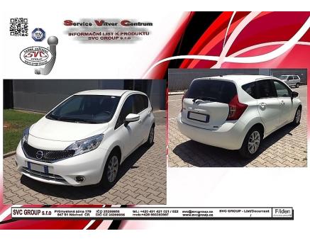 Tažné zařízení Nissan Note 07/2013->