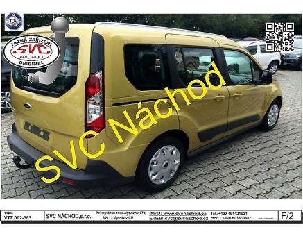 Tažné zařízení Ford Transit Connect 07/2018->