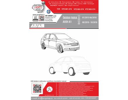 Tažné zařízení Škoda Fabia 01/2015->07/2018, Hatchback