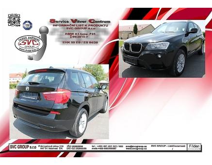 Tažné zařízení BMW X3 12/2009->03/2014