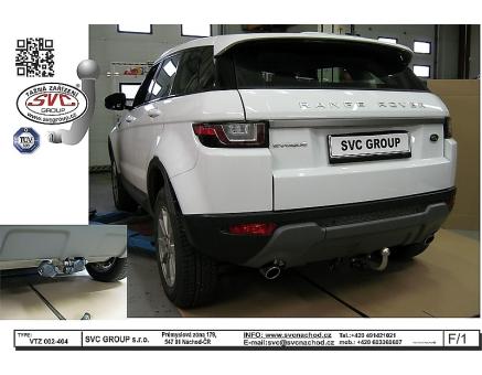 Tažné zařízení Land Rover Evoque + Cabriolet 06/2011->03/2019