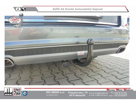 Tažné zařízení Audi A6 01/2015->07/2018, Kombi