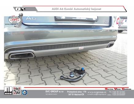 Tažné zařízení Audi A6 01/2015->07/2018, Kombi