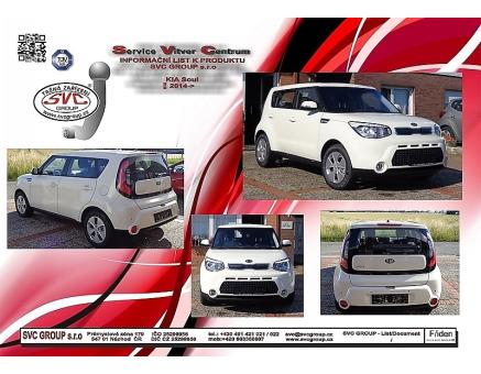 Tažné zařízení Kia Soul 02/2014->