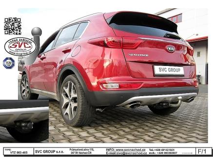 Tažné zařízení Kia Sportage 02/2016->06/2018